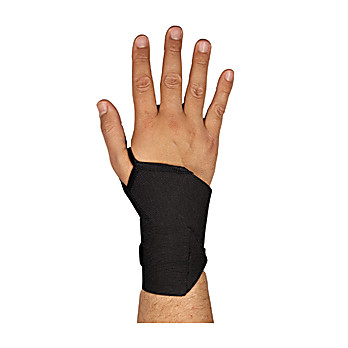 Elastic Wrist Wrap with Thumb Loop, Lightweight elastic, Single wrap thumb loop holds support in place, Hook and loop closure, Universal fit, Ambidextrous, Machine wash cold, line dry, 1/EACH.