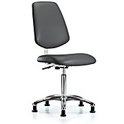 Class 10 Clean Room Vinyl Chair Chrome - Carbon Supernova Vinyl