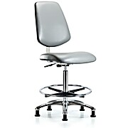 Class 10 Clean Room Vinyl Chair Chrome - Sterling Supernova Vinyl