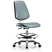 Class 10 Clean Room Vinyl Chair Chrome - Storm Supernova Vinyl