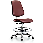 Class 10 Clean Room Vinyl Chair Chrome - Borscht Supernova Vinyl