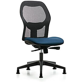 Executive Windrowe Mesh Back Chair with Marine Blue
