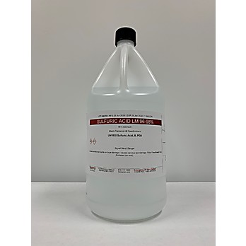 Sulfuric Acid 96% LM Grade Gallon
