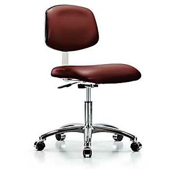 Class 10 Clean Room Vinyl Chair Chrome - Borscht Supernova Vinyl