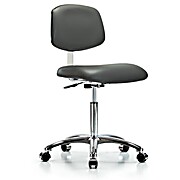 Class 10 Clean Room Vinyl Chair Chrome - Carbon Supernova Vinyl