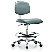 Class 10 Clean Room Vinyl Chair Chrome - Storm Supernova Vinyl