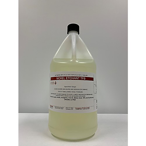 Nickel Etchant TFB Gallon