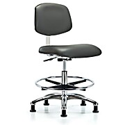 Class 10 Clean Room Vinyl Chair Chrome - Carbon Supernova Vinyl