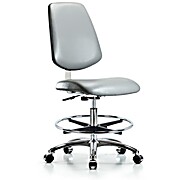 Class 10 Clean Room Vinyl Chair Chrome - Sterling Supernova Vinyl