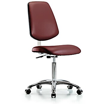 Class 10 Clean Room Vinyl Chair Chrome - Borscht Supernova Vinyl