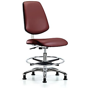 Class 10 Clean Room Vinyl Chair Chrome - Borscht Supernova Vinyl