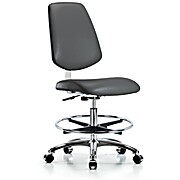 Class 10 Clean Room Vinyl Chair Chrome - Carbon Supernova Vinyl