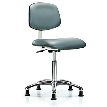 Class 10 Clean Room Vinyl Chair Chrome - Storm Supernova Vinyl