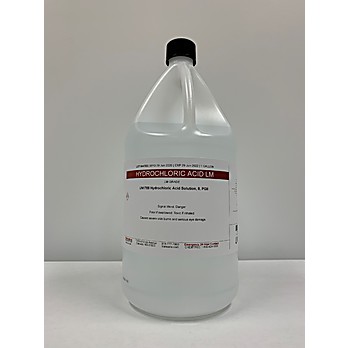 Hydrochloric Acid 36.5-38% LM Grade Gallon