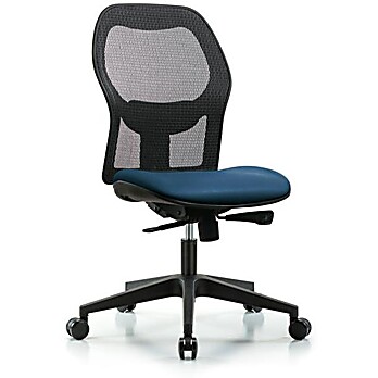 Executive Windrowe Mesh Back Chair with Marine Blue