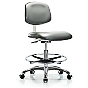Class 10 Clean Room Vinyl Chair Chrome - Sterling Supernova Vinyl