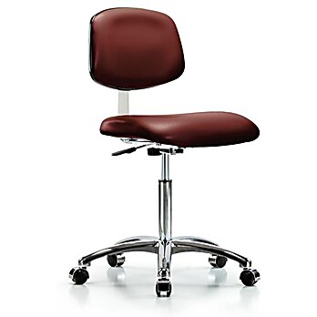 Class 10 Clean Room Vinyl Chair Chrome - Borscht Supernova Vinyl