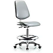 Class 10 Clean Room Vinyl Chair Chrome - Sterling Supernova Vinyl