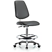 Class 10 Clean Room Vinyl Chair Chrome - Carbon Supernova Vinyl