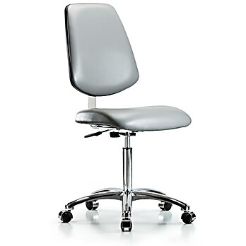 Class 10 Clean Room Vinyl Chair Chrome - Sterling Supernova Vinyl