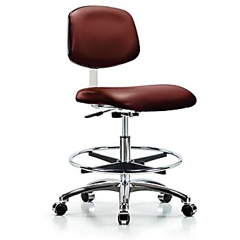 Class 10 Clean Room Vinyl Chair Chrome - Borscht Supernova Vinyl