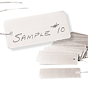 Write-On Aluminum Sample Tags
