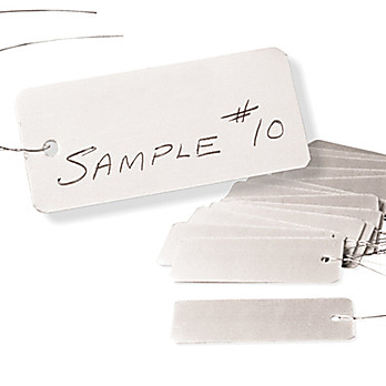 Write-On Aluminum Sample Tags