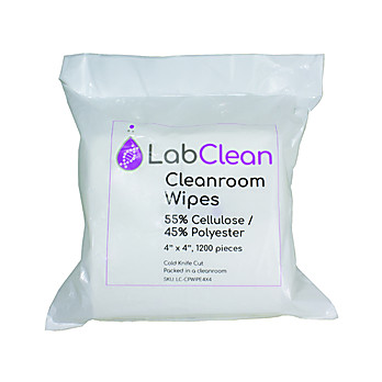 Cleanroom Wipe, Cellulose/Polyester