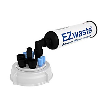 EZwaste System, UN/DOT, 70mm Cap, 4x 1/8" OD Tube Fittings, 4HB & Filter
