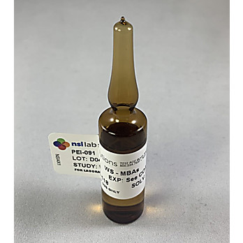 WS - MBAs, NELAC range 0.1-1.0 mg/L, 10.5 mL