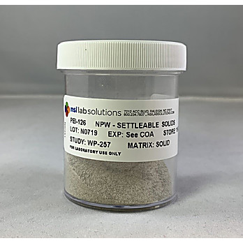 NPW - Settleable Solids, NELAC range 5.0-50 mL/L