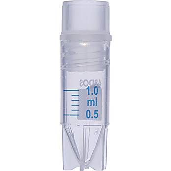 Abdos Cryogenic Vial internal Thread with Star Foot and Silicone Seal
