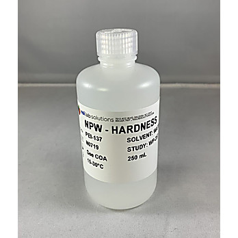 NPW - Hardness, HDPE Bottle, 250mL