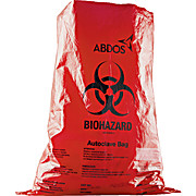 Heavy Duty Medical Waste Bags-Red 20-30 Gallon