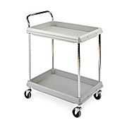 Deep Ledge Polymer Utility Cart