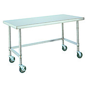 Mobile Stainless Steel Work Table