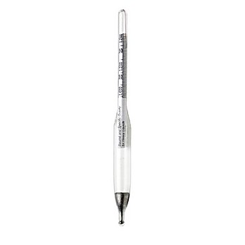 SP BEL-ART, H-B DURAC 1.200/1.425 SPECIFIC GRAVITY AND 24/41 DEGREE BAUME DUAL SCALE HYDROMETER FOR LIQUIDS HEAVIER THAN WATER