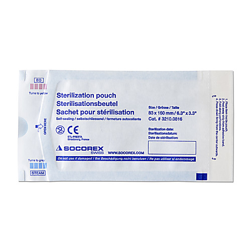 thumbnail image 2 of 200x Dental Autoclave Sterilization Pouches – 2 1/4 X 5 1/8 Inches (57x130mm), Self-Sealing 2 of 6