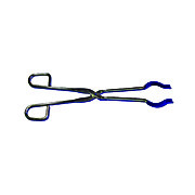 Crucible Tongs, 9 with Riveted Joint, Serrated Tip, Stainless Steel, each