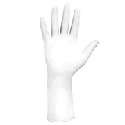 HALYARD* PUREZERO* HG3 White Nitrile Cleanroom Gloves, Tacky Grip