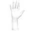 HALYARD* PUREZERO* HG3 White Nitrile Cleanroom Gloves, Tacky Grip