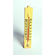 WALL THERMOMETER ON PLASTIC BASE