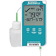 THERMCO™ + LOGTAG, Digital Datalogger, Ultra low temp -90/40C, w/ buffered probe, vaccine storage