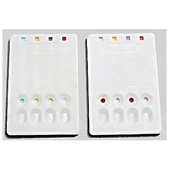 Kit Erycard Abo Blood Typing Card Pk/24