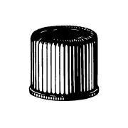 Corning® Reusable Phenolic GPI 24-400 Threaded Screw Cap with PTFE Liner