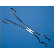 Nickel crucible tongs with groove - Total length/clamp 200/95 mm - Ø of  closed clamp 20 mm 
