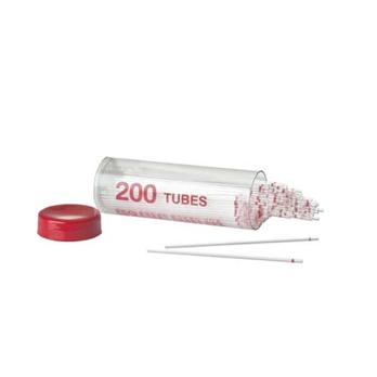 Capillary Tubes 1.1mm X75 mm Color Code Red