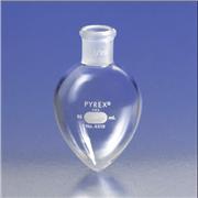 PYREX® 50mL Pear-Shaped Boiling Flask, 14/20 Standard Taper Joint