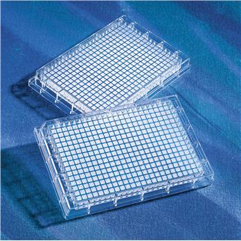 Corning® 96 and 384 Well Clear Flat Bottom Polystyrene NBS™ Microplates