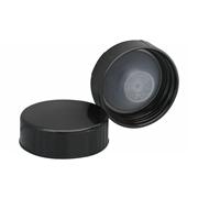 28-400 Cap, Phen Blk, Poly-Seal Liner